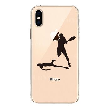iPhoneX case iPhoneXS case soft tennis s mash smartphone case soft smartphone case -1