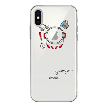 iPhoneX case iPhoneXS case soft yumyum 3 smartphone case soft smartphone case -3