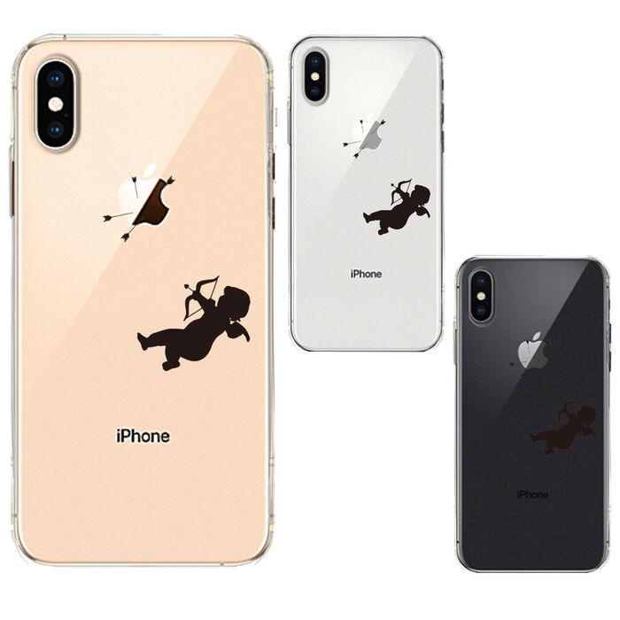 iPhoneX ケース iPhoneXS ケース ソフト キューピット スマホケース ソフトスマホケース-0