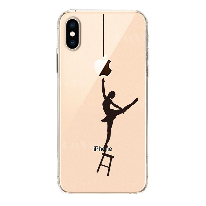 iPhoneX ケース iPhoneXS ケース ソフト バレエ スマホケース ソフトスマホケース-1