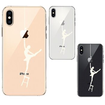 iPhoneX case iPhoneXS case soft ballet white smartphone case soft smartphone case -0