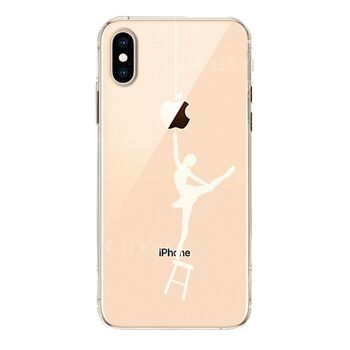 iPhoneX case iPhoneXS case soft ballet white smartphone case soft smartphone case -1