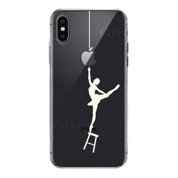 iPhoneX case iPhoneXS case soft ballet white smartphone case soft smartphone case -2