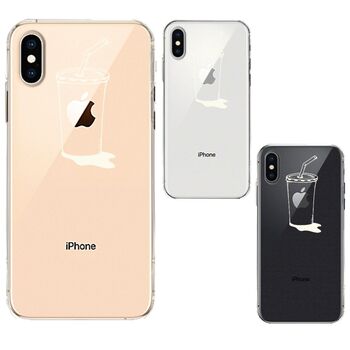 iPhoneX case iPhoneXS case soft Apple juice white smartphone case soft smartphone case -0