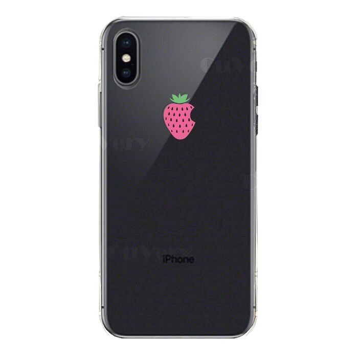 iPhoneX ケース iPhoneXS ケース ソフト イチゴ 苺 スマホケース ソフトスマホケース-2
