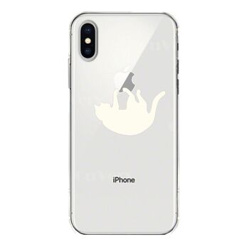 iPhoneX case iPhoneXS case soft ..... cat white smartphone case soft smartphone case -3