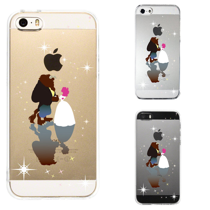 iPhone5 iPhone5s ケース クリア 美女と野獣 スマホケース ハード スマホケース ハード UA7291086-8902-0