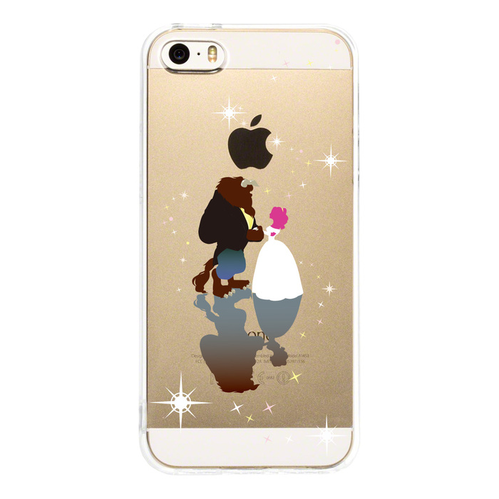 iPhone5 iPhone5s ケース クリア 美女と野獣 スマホケース ハード スマホケース ハード UA7291086-8902-1
