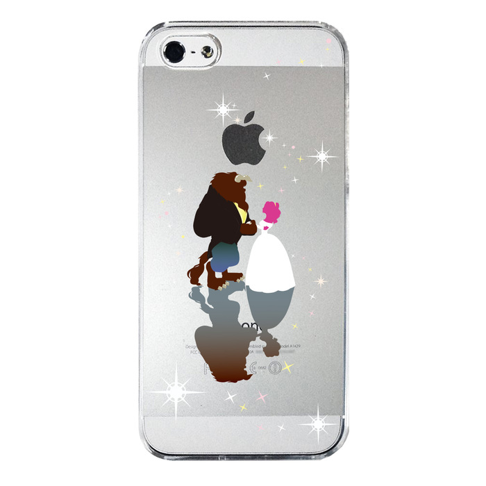 iPhone5 iPhone5s ケース クリア 美女と野獣 スマホケース ハード スマホケース ハード UA7291086-8902-2