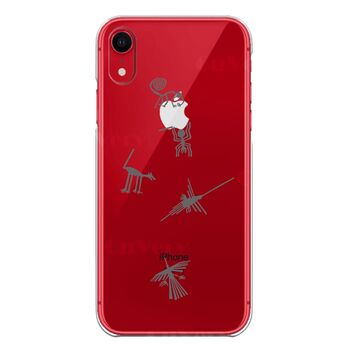 iPhone11 ケース クリア  ナスカの地上絵 スマホケース 側面ソフト 背面ハード ハイブリッド-6