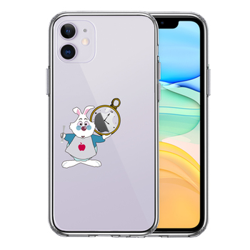 iPhone11 case clear Alice white ...2 smartphone case side soft the back side hard hybrid -0