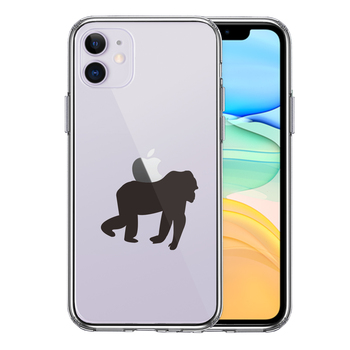 iPhone11 case clear Gorilla apple carrying smartphone case side soft the back side hard hybrid -0