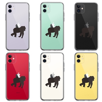 iPhone11 case clear Gorilla apple carrying smartphone case side soft the back side hard hybrid -1