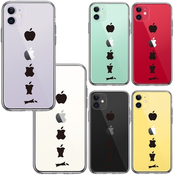 iPhone11 case clear meal .... apple smartphone case side soft the back side hard hybrid -1