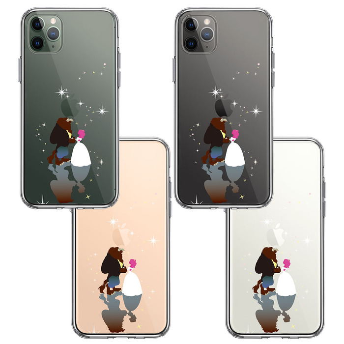 iPhone11pro кейс прозрачный жакет Beauty and the Beast смартфон кейс боковая сторона soft задняя сторона твердый hybrid -1
