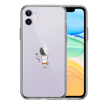 iPhone11 case clear cat cat . volume Apple is heavy .. smartphone case side soft the back side hard hybrid -0