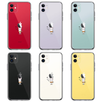 iPhone11 case clear cat cat . volume Apple is heavy .. smartphone case side soft the back side hard hybrid -1