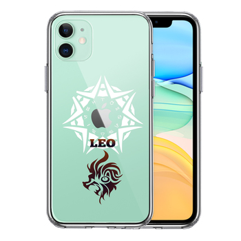 iPhone11 case clear lion seat .. seat smartphone case side soft the back side hard hybrid -0