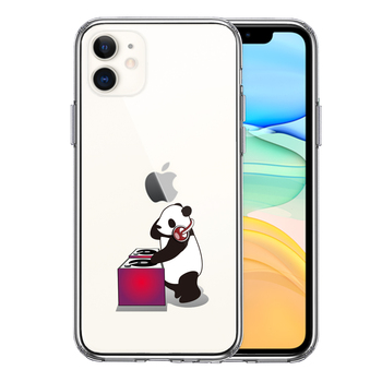 iPhone11 case clear Panda DJ smartphone case side soft the back side hard hybrid -0