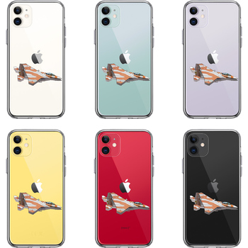 iPhone11 case clear aviation self .. fighter (aircraft) F-15J UGG resa-6 smartphone case side soft the back side hard hybrid -1