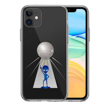 iPhone11 case clear extraterrestrial Dan singfi- bar blues ma ho case side soft the back side hard hybrid -0