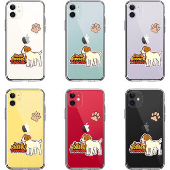 iPhone11 case clear Jack russell terrier 2 smartphone case side soft the back side hard hybrid -1