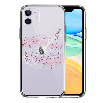 iPhone11 case clear va Io Lynn 3 white smartphone case side soft the back side hard hybrid -0