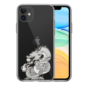 iPhone11 case clear dragon 4 smartphone case side soft the back side hard hybrid -0