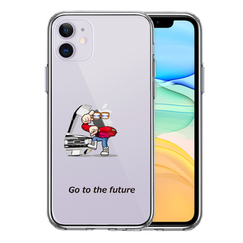 iPhone11 case clear go to the future smartphone case side soft the back side hard hybrid -0