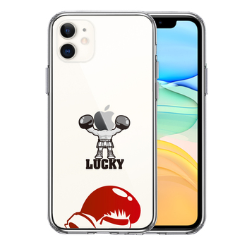 iPhone11 case clear movie paroti Lucky smartphone case side soft the back side hard hybrid -0