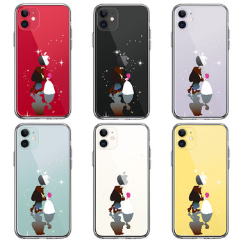 iPhone11 case clear Beauty and the Beast smartphone case side soft the back side hard hybrid -1