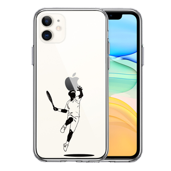 iPhone11 case clear tennis smartphone case side soft the back side hard hybrid -0