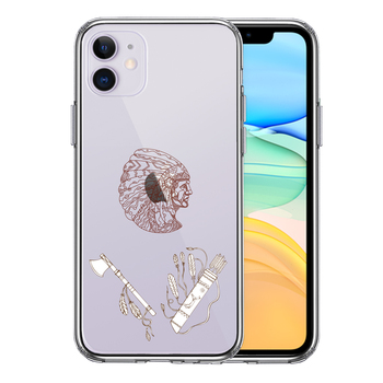 iPhone11 case clear Native American n smartphone case side soft the back side hard hybrid -0