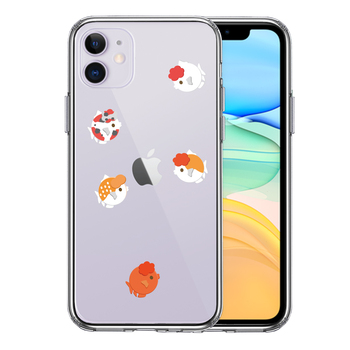 iPhone11 case clear goldfish golgfish smartphone case side soft the back side hard hybrid -0