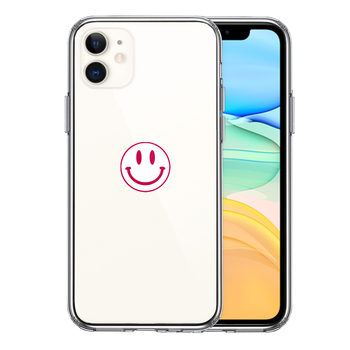 iPhone11 case clear .. Chan Smile Mark . white smartphone case side soft the back side hard hybrid -0