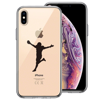 iPhoneX case iPhoneXS case clear american football Touch down .. smartphone case hybrid -0