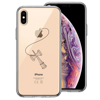 iPhoneX case iPhoneXS case clear .. sphere 2 smartphone case side soft the back side hard hybrid -0