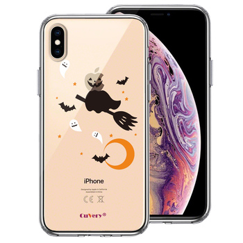 iPhoneX case iPhoneXS case clear Halloween Halloween smartphone case hybrid -0