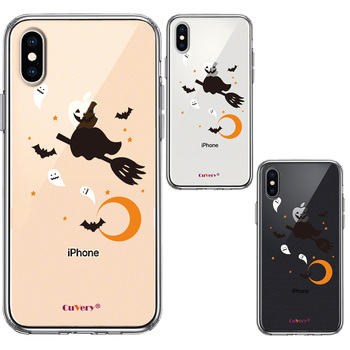 iPhoneX case iPhoneXS case clear Halloween Halloween smartphone case hybrid -1