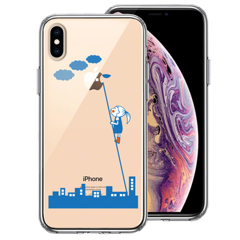 iPhoneX case iPhoneXS case clear UFO smartphone case hybrid -0