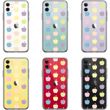 iPhone11 case clear .. apple apple polka dot smartphone case side soft the back side hard hybrid -1