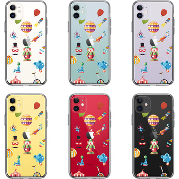 iPhone11 case clear circus piero.... smartphone case side soft the back side hard hybrid -1