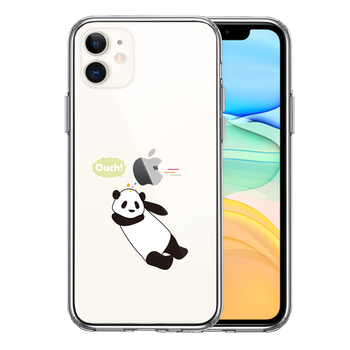 iPhone11 case clear .. Panda direct .ouch smartphone case side soft the back side hard hybrid -0