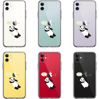 iPhone11 case clear .. Panda direct .ouch smartphone case side soft the back side hard hybrid -1