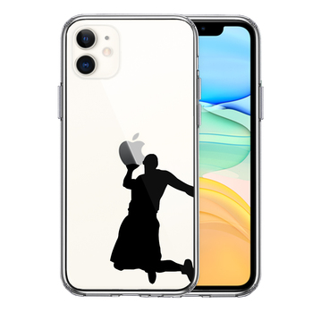 iPhone11 case clear basketball Dunk Shute 2 smartphone case side soft the back side hard hybrid -0