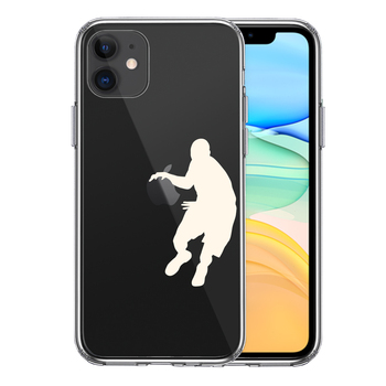 iPhone11 case clear basketball do rib ru white smartphone case side soft the back side hard hybrid -0