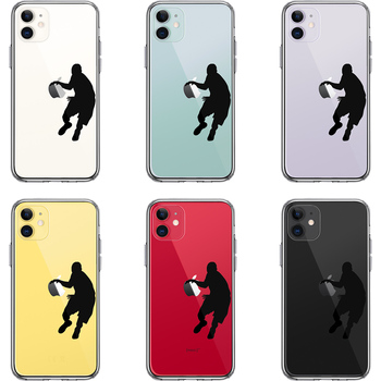 iPhone11 case clear basketball do rib ru smartphone case side soft the back side hard hybrid -1