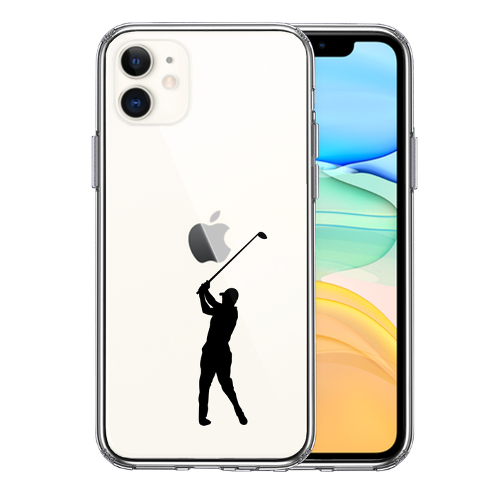 iPhone11 case clear Golf smartphone case side soft the back side hard hybrid -0