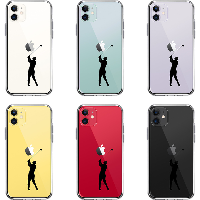 iPhone11 case clear Golf smartphone case side soft the back side hard hybrid -1