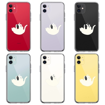 iPhone11 case clear ..... cat smartphone case side soft the back side hard hybrid -1